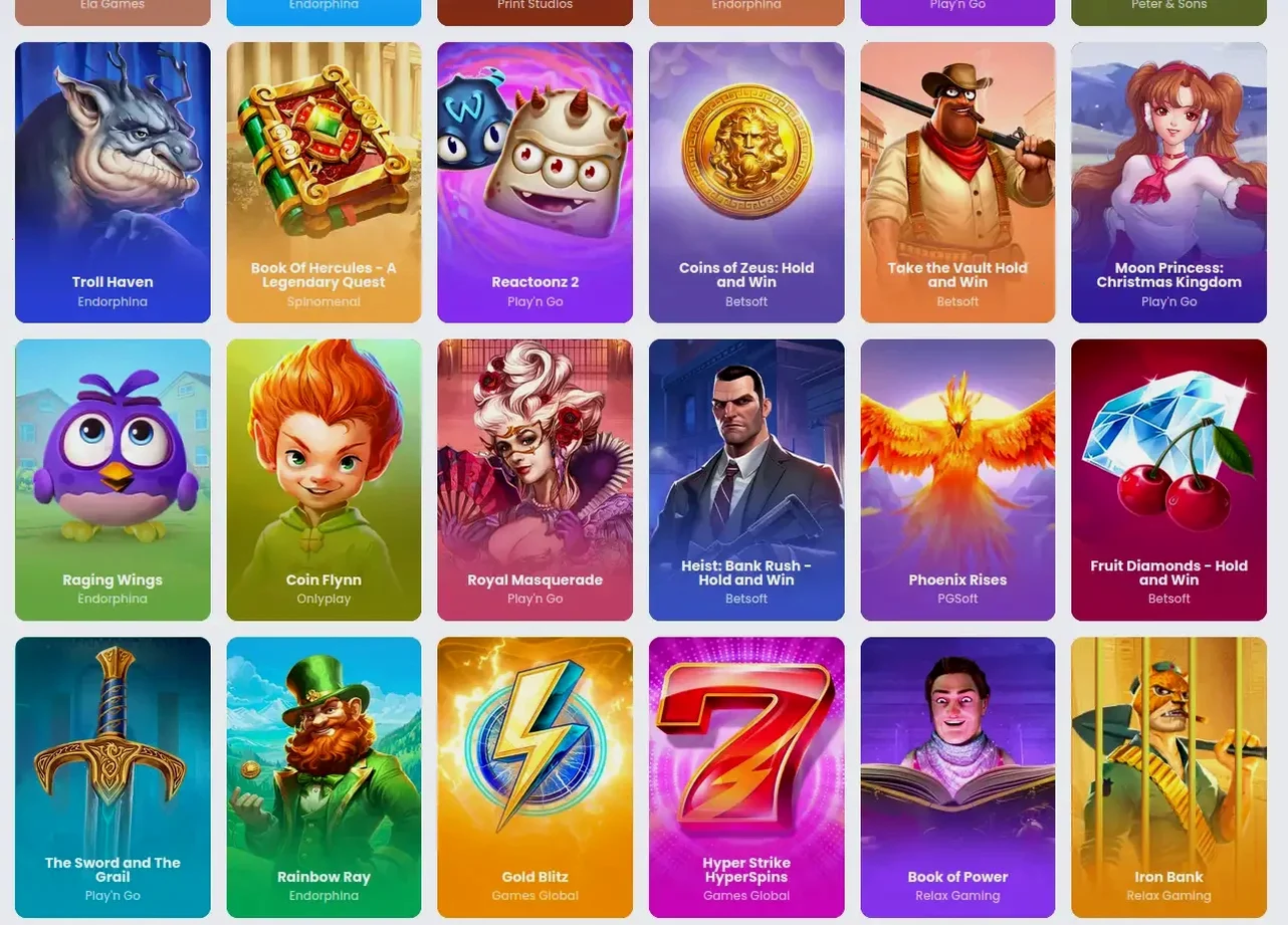 Каталог игр Плей Фортуна